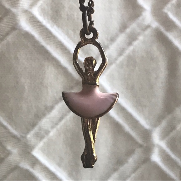 Delicate Ballerina Necklace - Picture 2 of 3